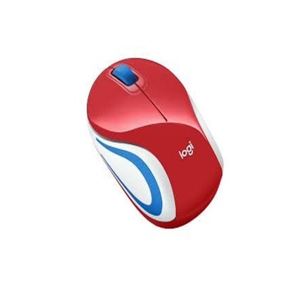 LOGITECH MOUSE 910-005373 M187 BRIGHT RED