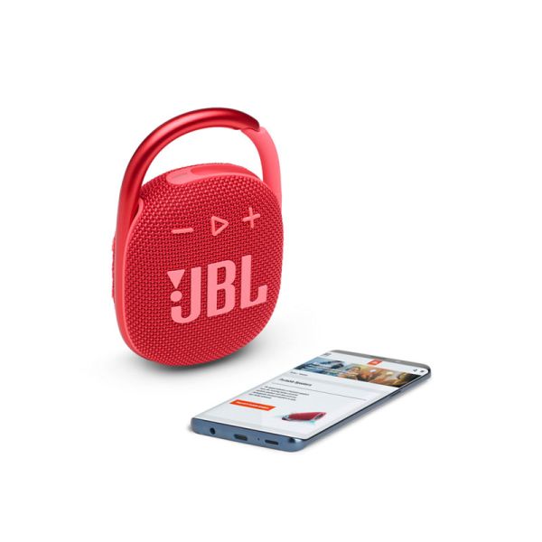 JBL PORTABLE SPEAKER CLIP 4-RED