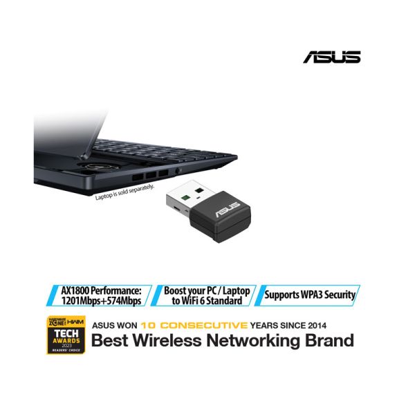 ASUS NETWORKING  EQUIPMENT USB-AX55 NANO