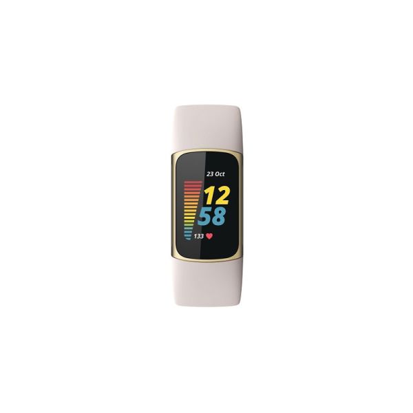 FITBIT FITNESS FB421GLWT-CHARGE 5 WHT/S.GOLD