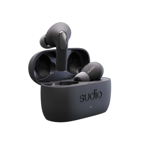 SUDIO EARPHONES/HEADPHONES/EARBUDS SUDIO E2 TWS BLACK
