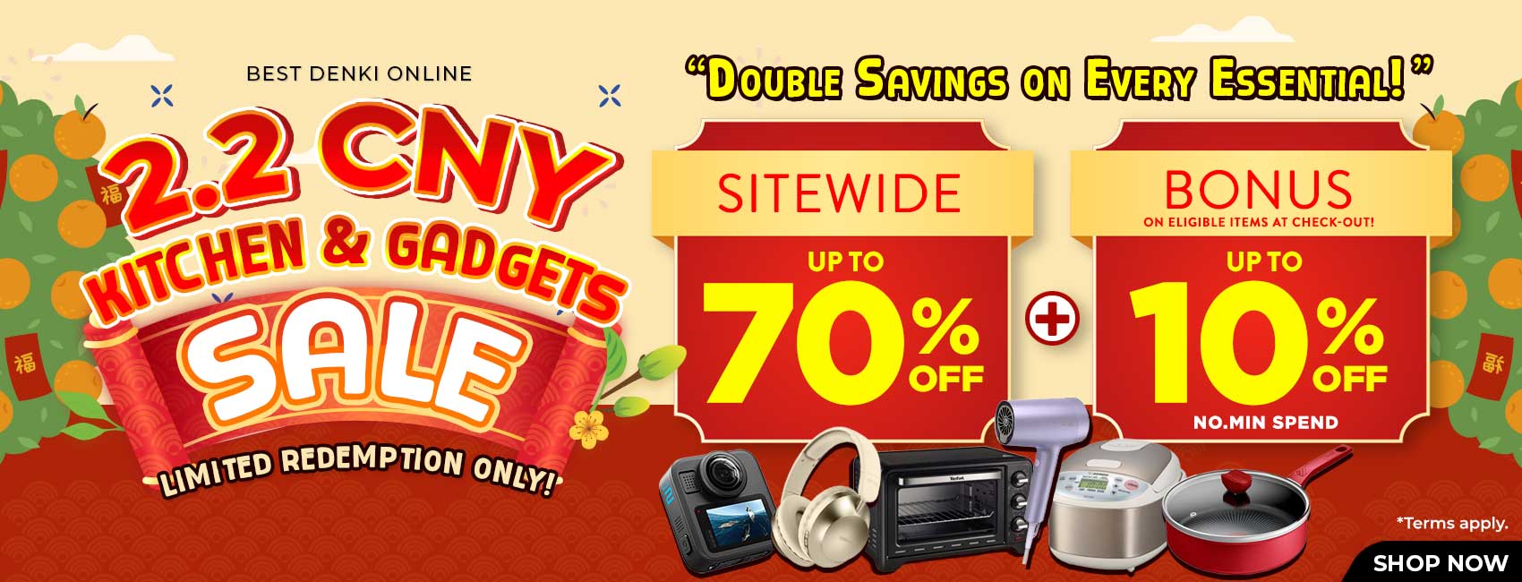 2.2 CNY Kitchen Sale