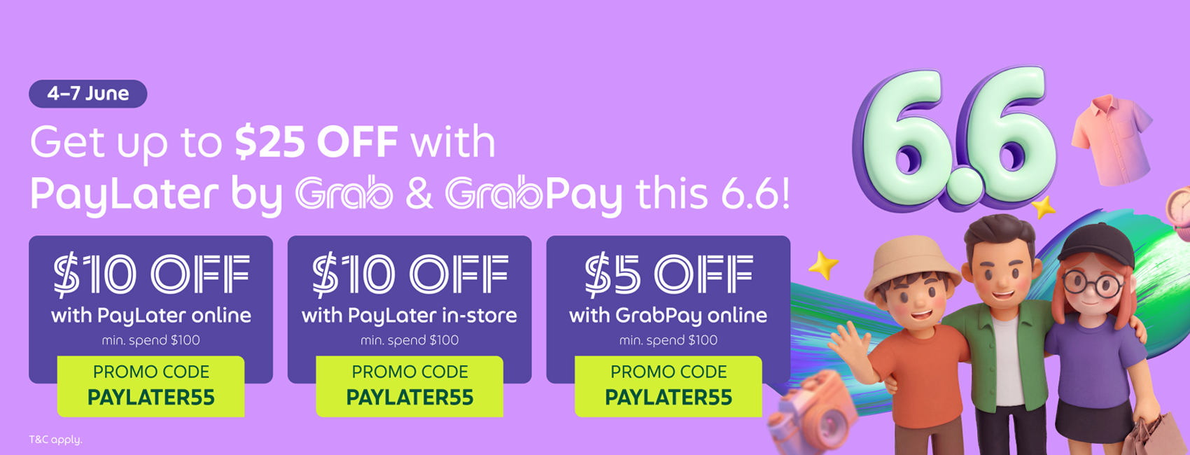 Grab 6.6 Sale