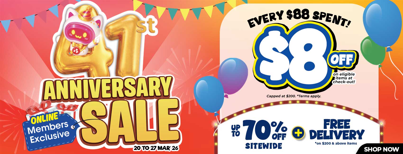 Anniversary Member Sale